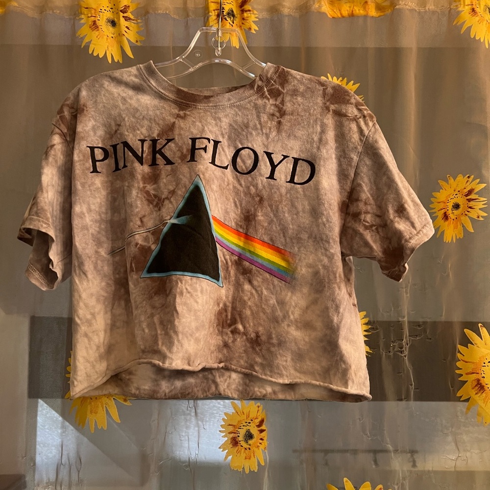 Pinky Floyd vintage crop top